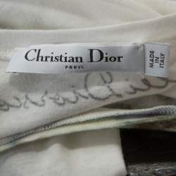 Pre Owned Christian Dior Multicolor Printed Kalei Diorscopic T-Shirt S