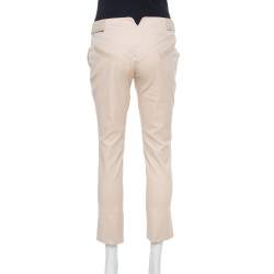 Christian Dior Beige Denim Cropped Pants S