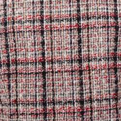 Christian Dior Multicolor Tweed Sheath Dress L