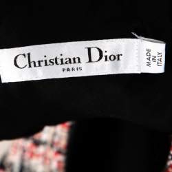 Christian Dior Multicolor Tweed Sheath Dress L