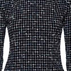 Pre Owned فستان كريستيان ديور تويد أسود قصه حرف ايه قصير مقاس صغير (سمول)