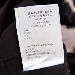 مملوكة مسبقًا Dior Lilac Floral Embroidered Silk Sleeveless Pleated Dress M 