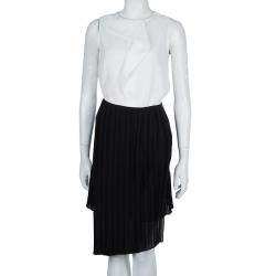 Pre Owned Dior Black Pleated Skirt M