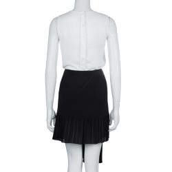 Pre Owned Dior Black Pleated Skirt M