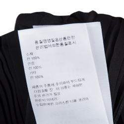Pre Owned Dior Black Pleated Skirt M