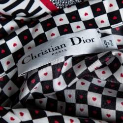 Pre Owned Dior Multicolored Printed Silk Pocketed Pajama Shirt S