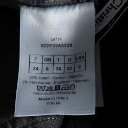 Dior Grey Denim Wide Legged Pants S