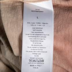 Dior Multicolored Ombre Cotton Printed Short Sleeve T-Shirt L