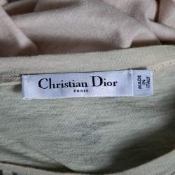 Dior Multicolored Ombre Cotton Printed Short Sleeve T-Shirt L