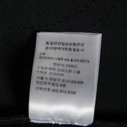 Christian Dior Black Logo Band Detail Knit Bralette Top L