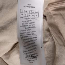 مملوكة مسبقًا Dior Silver Mirror Embellished Mesh Mini Dress S