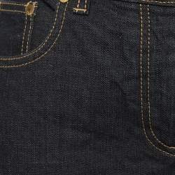 Christian Dior Navy Blue Denim Bell Bottom Jeans M