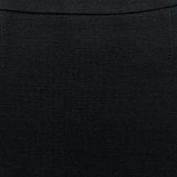 Dior Black Wool Pencil Skirt M