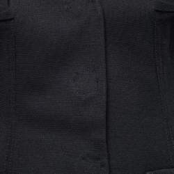 Dior Black Wool Flared Long Sleeve Jacket M