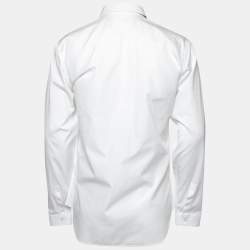Dior White Cotton Button Front Shirt M