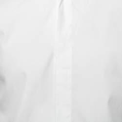 Dior White Cotton Button Front Shirt M