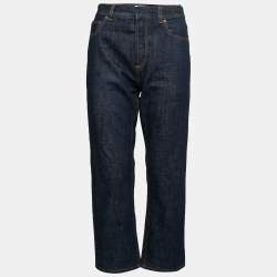 Dior Blue Denim 8 Straight Fit Cropped Jeans M Waist 30"