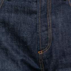 Dior Blue Denim 8 Straight Fit Cropped Jeans M Waist 30"