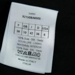 Christian Dior Black Silk Single-Breasted Blazer M