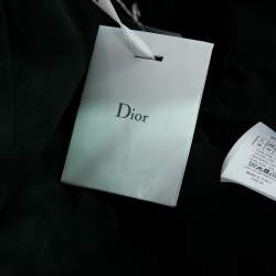 Christian Dior Black Silk Single-Breasted Blazer M