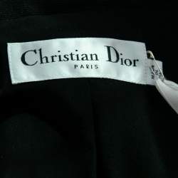 Christian Dior Black Silk Single-Breasted Blazer M