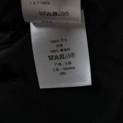 Christian Dior Grey Check Wool Off-Shoulder Jacket S