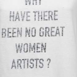 Pre Owned Christian Dior Cream Graphic Print Cotton T-Shirt S