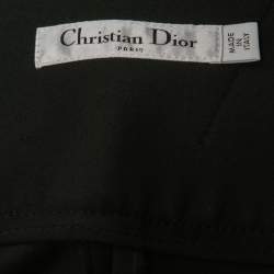 Christian Dior Black Wool Capri Pants M