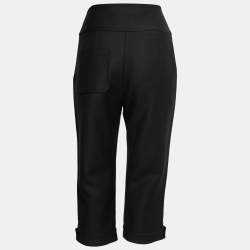 Christian Dior Black Wool Capri Pants M