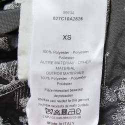 Christian Dior Grey Toile de Jouy Tropicalia Jacquard Windbreaker Jacket XS