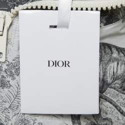 Christian Dior Grey Toile de Jouy Tropicalia Jacquard Windbreaker Jacket XS