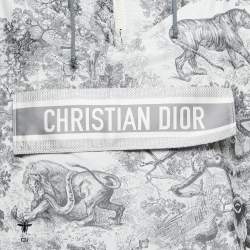 Christian Dior Grey Toile de Jouy Tropicalia Jacquard Windbreaker Jacket XS