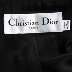 Christian Dior Black/White Houndstooth Patterned Wool 30 Montaigne Bar Jacket M