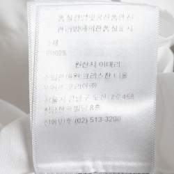 Dior White Cotton Button Front Shirt S