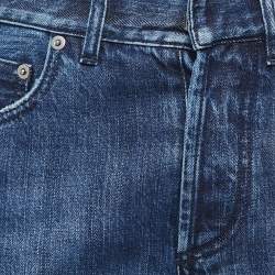 Pre Owned Christian Dior Blue Denim 01 Boyfriend Jeans XS Waist 26"  