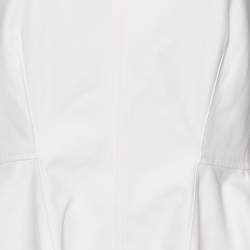Pre Owned Christian Dior Light Pink Cotton Embellished Sleeveless Mini Dress M