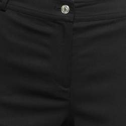 Pre Owned Christian Dior Boutique Vintage Wool Studded Strap Detail Trousers L