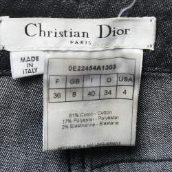 Pre Owned Dior Grey Denim Slim Fit Jeans S Waist 29"