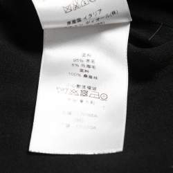 Christian Dior Black Wool Drop-Waist Pleated Sleeveless Mini Dress M