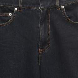 Pre Owned Christian Dior Blue Denim High Waist Flared Jeans XXS Waist 24"