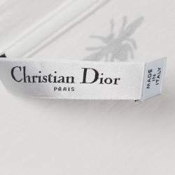 مملوكة مسبقًا Dior White Indian Animals Tiger Print Cotton Half Sleeve T-Shirt S