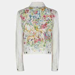 Pre Owned Dior  Women's Cotton Jacket - White - XS