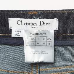 Dior Navy Blue Denim Straight Fit Jeans M Waist 30"