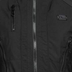 Pre Owned Christian Dior Boutique Black Synthetic Detachable Ski Suit M