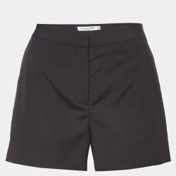 Christian Dior Black Wool Shorts M