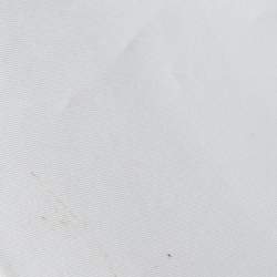 Dior White Cotton Sleeveless Drop Waist Shirt Dress M