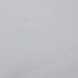 Dior White Cotton Sleeveless Drop Waist Shirt Dress M