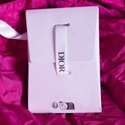 Pre Owned Dior Pink Crinkle Taffeta High-Low Oversized Blouse M