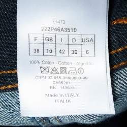 Christian Dior Blue Patchwork Denim Jeans M 