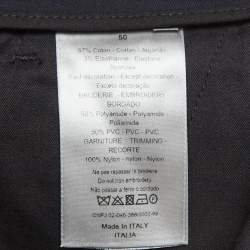 Pre Owned Christian Dior Navy Blue Cotton Cargo Pants XXL